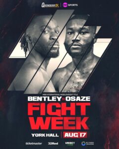 Denzel Bentley vs. Derrick Osaze: How to Stream, Betting Odds and Fight Card