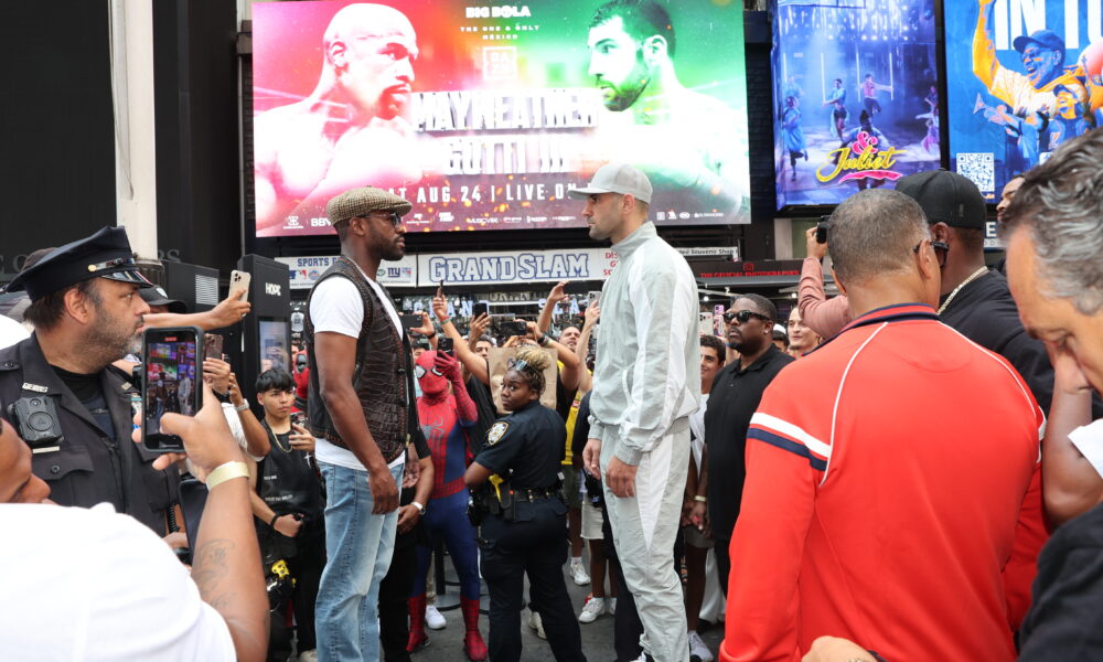 Floyd Mayweather Jr. and John Gotti III survive eventful second round