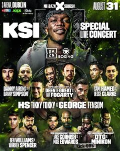 Premier League Winner Added to Misfits Boxing Card in Dublin on August 31