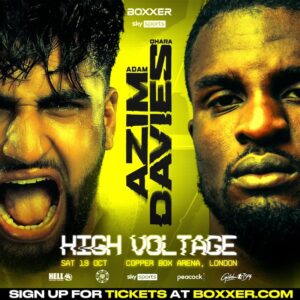 Adam Azim vs. Ohara Davies Set for Electric Clash at Copper Box on October 19