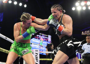 Mikaela Mayer Outslugs Sandy Ryan to World Title Win