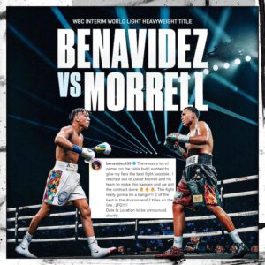 David Benavidez Agrees to Face Undefeated Fighter in Early 2025 Showdown