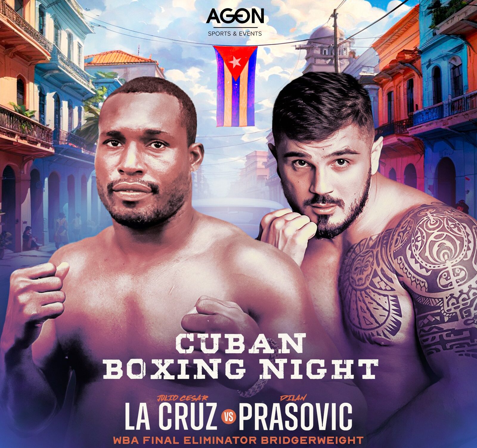 Julio César La Cruz Overcomes Knockdown to Stop Dilan Prašović