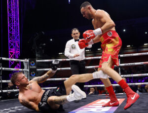 Callum Simpson Overcomes Knockdowns to Become European Champion