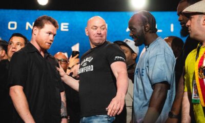 Dana White sends message to Eddie Hearn and Frank Warren ahead of Canelo vs Crawford