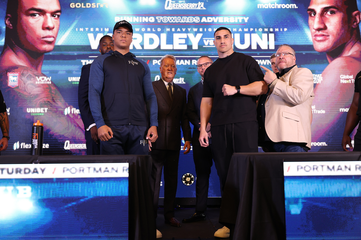 Fabio Wardley vs Justis Huni – Live Results From Portman Road