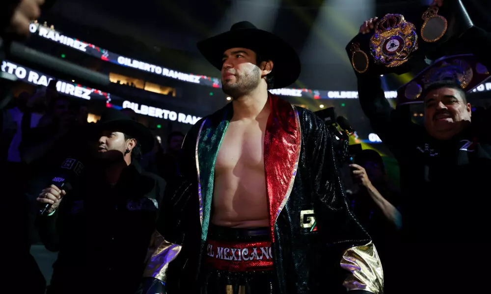 Gilberto Ramirez ring walk - Ramirez vs Benavidez