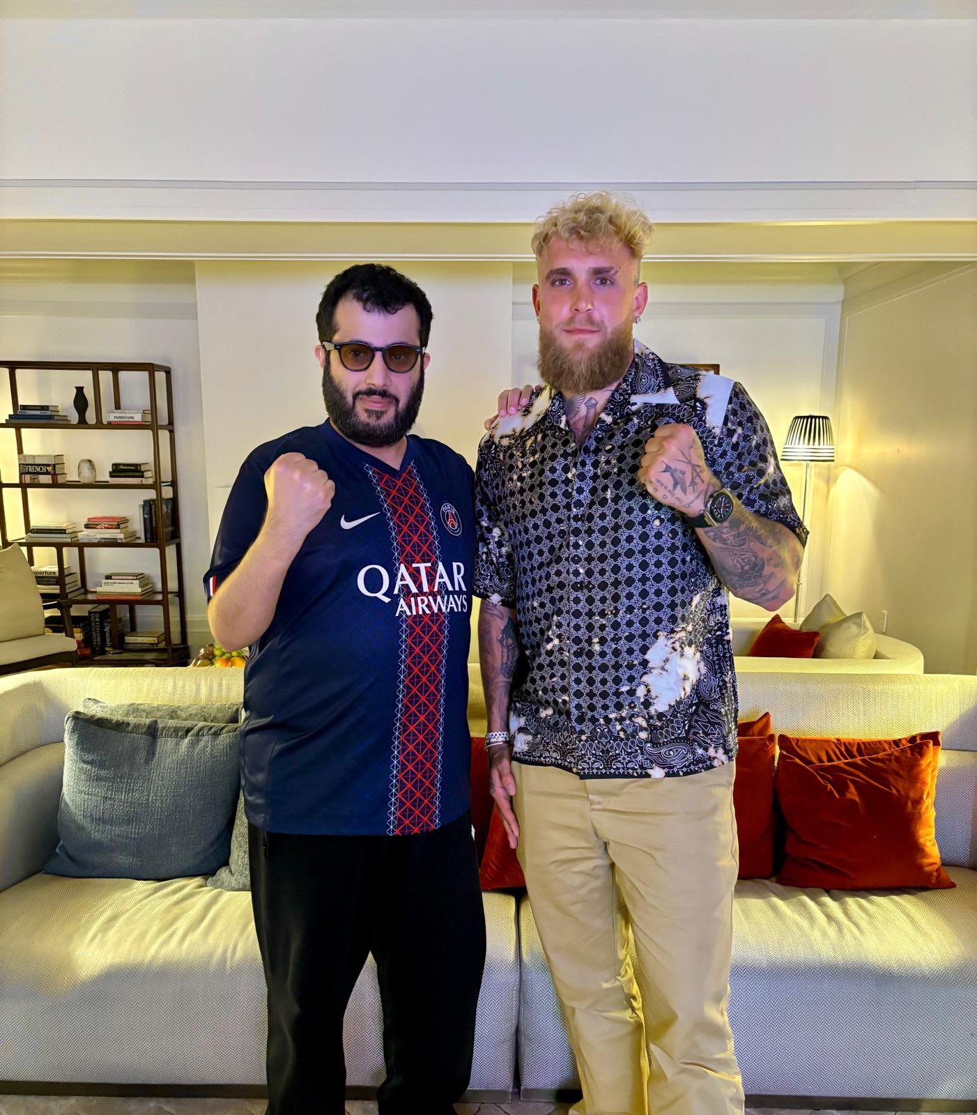 Jake Paul Meets Turki Alalshikh: 'Collaborating Only Helps'