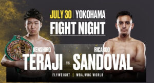Kenshiro Teraji vs. Ricardo Sandoval: Live Results Update