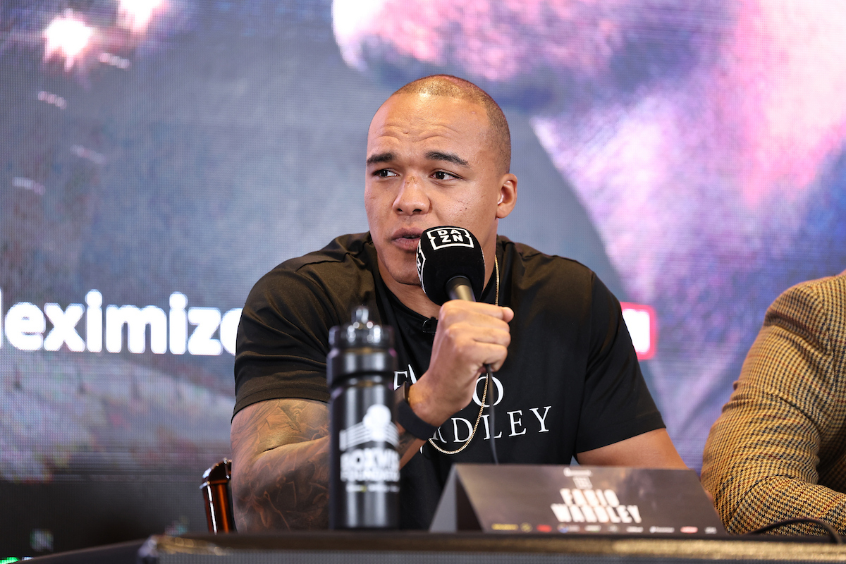 Fabio Wardley warned against taking 'dangerous fight'