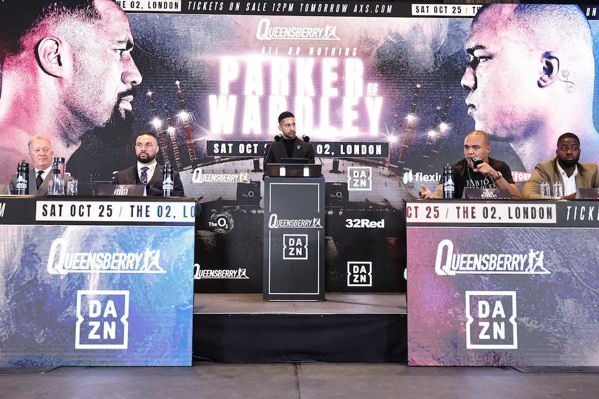 Parker vs Wardley at the O2 Arena - sharp betting analysis and market value guide