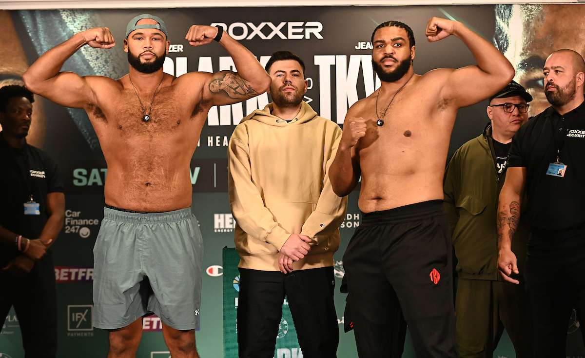 Frazer Clarke vs Jeamie TKV live results update