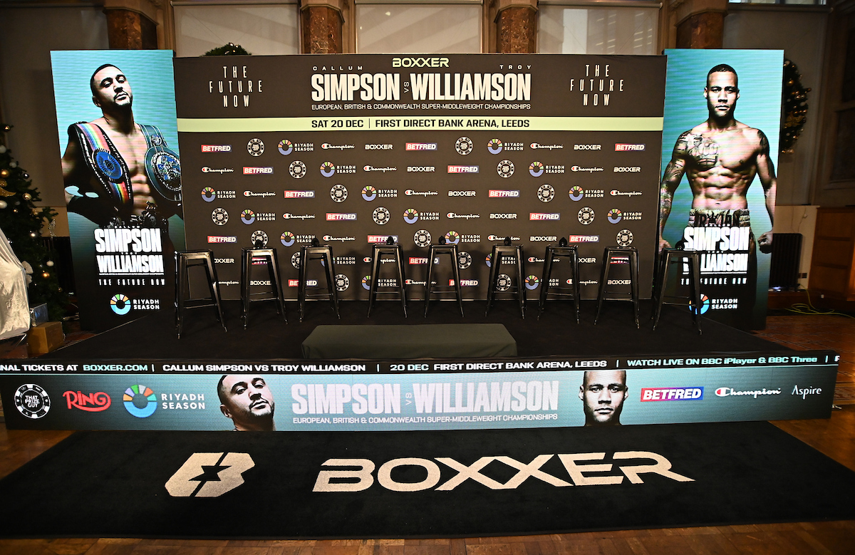 Callum Simpson vs. Troy Williamson press conference quotes and Dec. 20 fight prediction