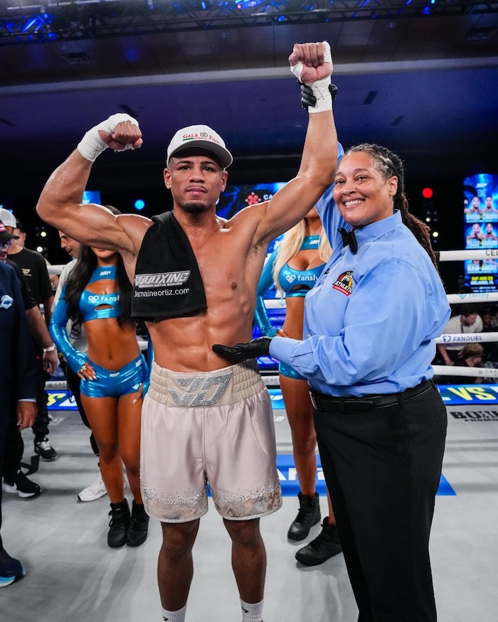 Jamaine Ortiz warns Keyshawn Davis 'he’ll find out quickly'