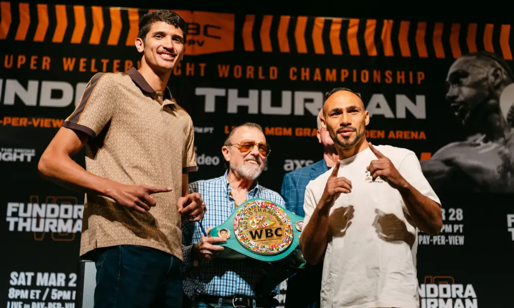 Sebastian Fundora vs. Keith Thurman press conference quotes and March 28 fight prediction