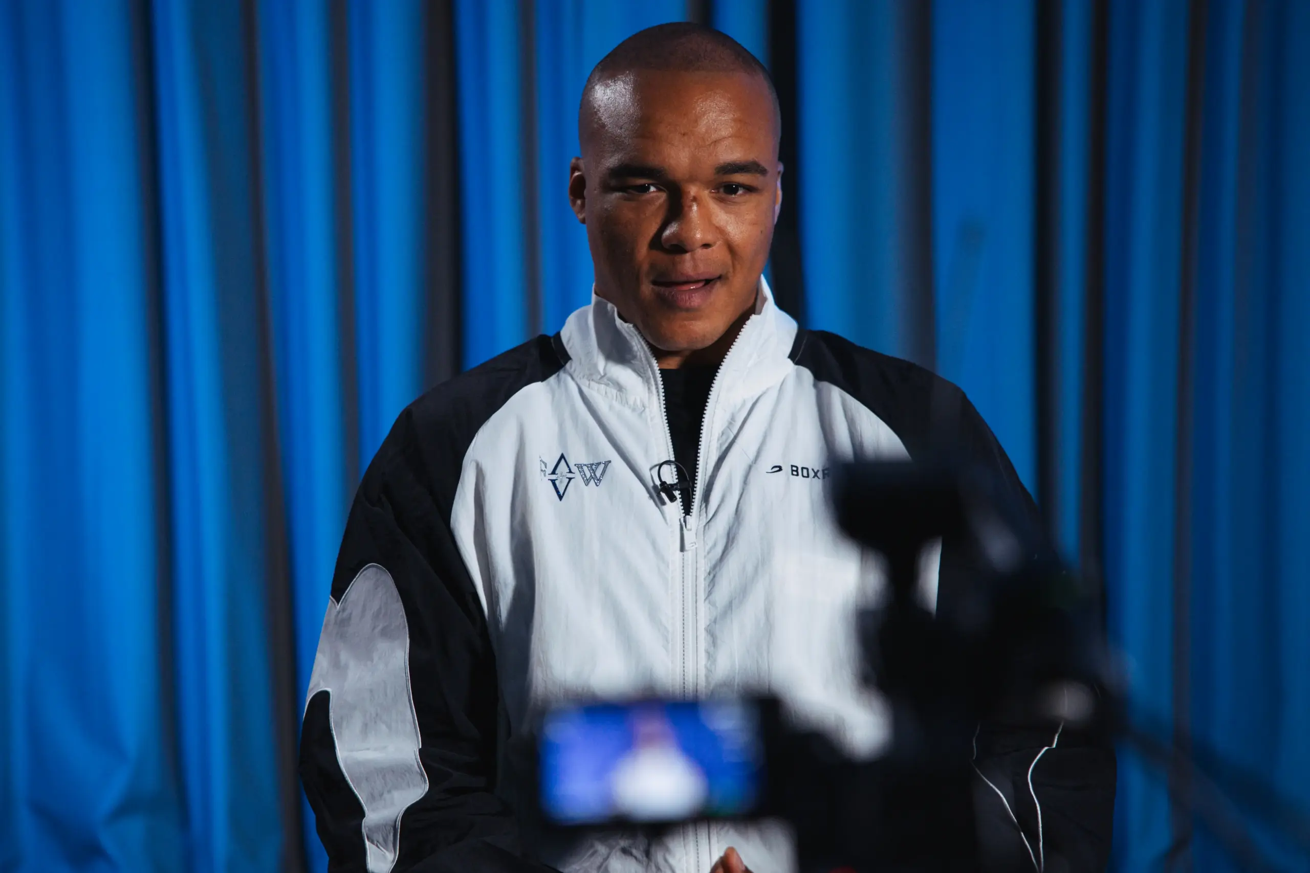 Fabio Wardley at Media Day before Daniel Dubois Fight